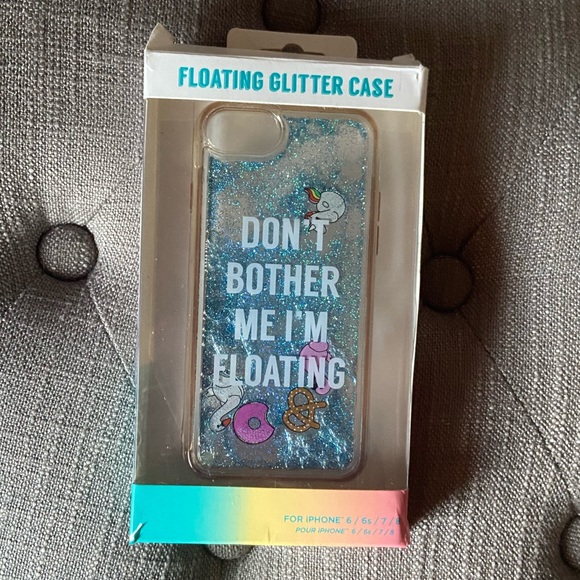 iPhone Floating Glitter Case